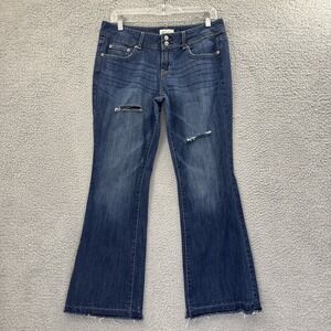 Y2K Aeropostale Low Rise Hailey Flare Jeans Boho Festival Retro Women 11/12 x 29